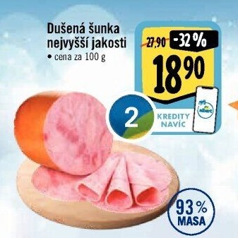 Šunka dušená nejvyšší jakosti