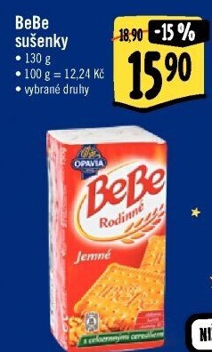 Sušenky Rodinné BeBe Opavia