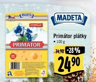 Sýr Primátor 45% Madeta