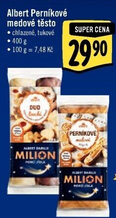 Těsto perníkové medové Albert