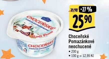 Tradiční pomazánkové Choceňské