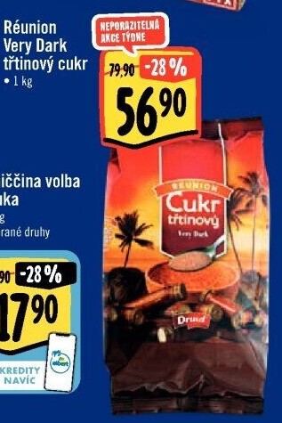 Třtinový cukr Very dark Druid Réunion