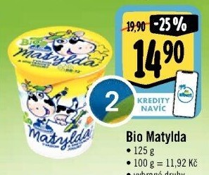 Tvaroh s jogurtem bio Matylda Milko