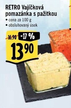 Vajíčková pomazánka s pažitkou Retro Albert