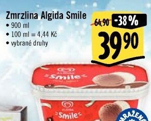 Zmrzlina ve vaničce Smile Algida