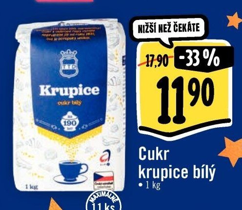 Cukr krupice bílý