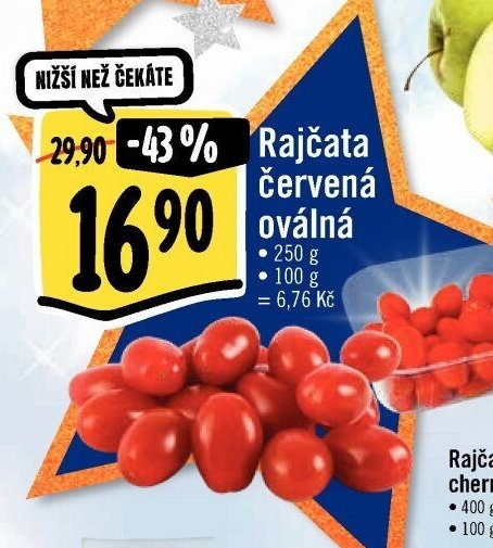 Rajčata červená oválná