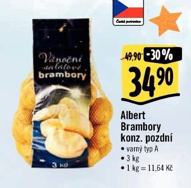 Albert Brambory konz. pozdní