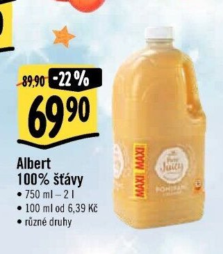 Albert 100% šťávy