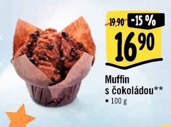 Muffin s čokoládou