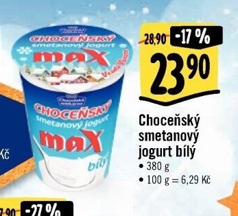 Choceňský smetanový jogurt max