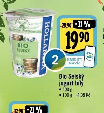 Bio Selský jogurt bílý