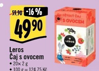 Čaj ovocný Baby Leros