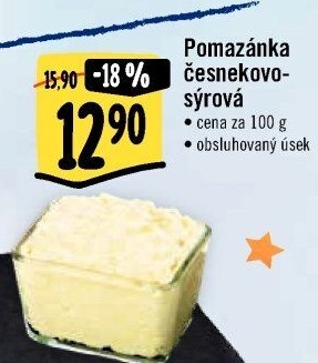 Česneková pomazánka se sýrem