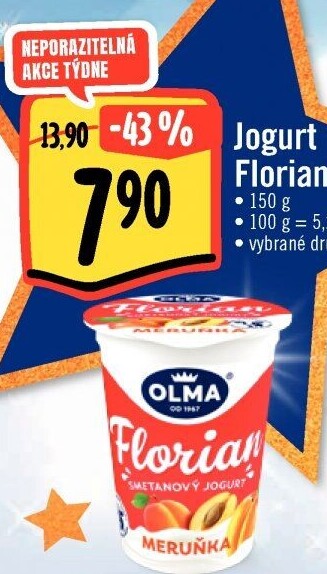 Jogurt smetanový Florian Olma