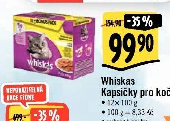 Kapsičky pro kočky Whiskas