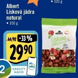 Lískové ořechy Albert