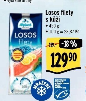 Losos filety mražený Mylord