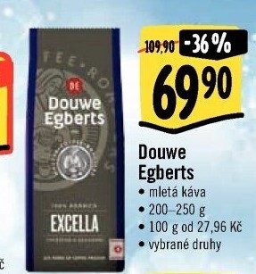 Mleté kávy Douwe Egberts