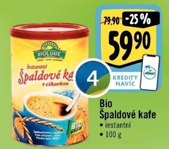 Nápoj instantní špaldový s cikorkou Biolinie