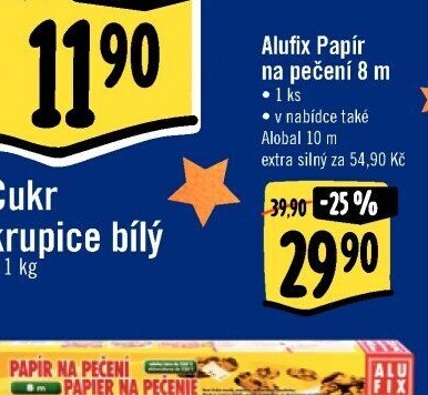 Papír na pečení Alufix