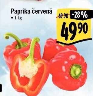 Paprika červená