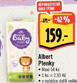 Pleny dětské Albert