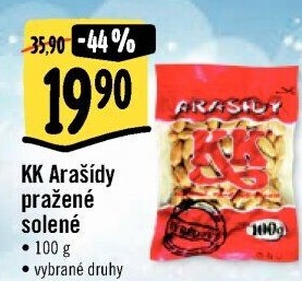 Pražené arašídy KK