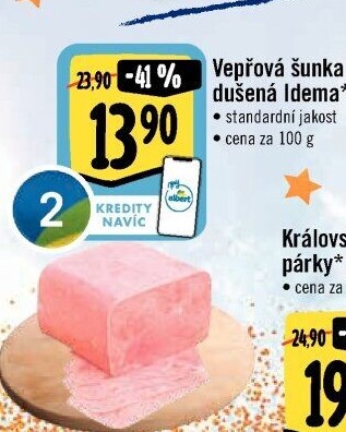 Šunka vepřová dušená standard Idema