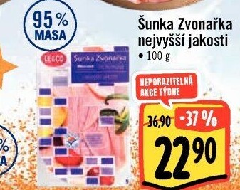 Šunka Zvonařka nejvyšší jakosti LE&amp