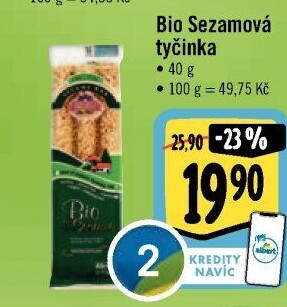 Tyčinka sezamová bio Jannis