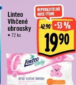 Vlhčené ubrousky dětské Linteo Baby