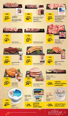 akční leták Tesco 15.12.2021-19.12.2021