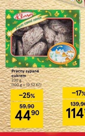 Pracny sypané cukrem