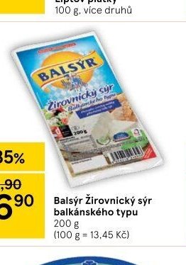 Balsýr Žirovnický sýr balkánského typu