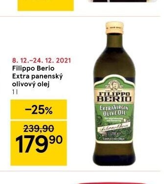 Filippo Berio Extra panenský olivový olej
