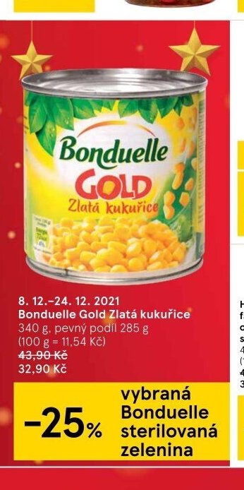 Bonduelle Gold Zlatá kukuřice 340 g