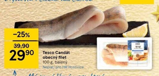 Candát obecný filety Tesco