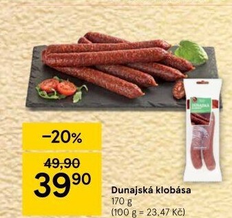 Dunajská klobása Krahulík