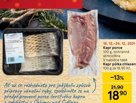 Kapr Rybářství Chlumec nad Cidlinou