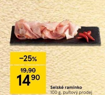 Šunka selské ramínko