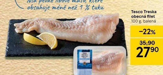 Treska obecná filet Tesco