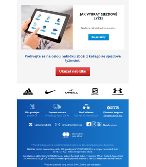 akční leták Sportisimo 14.12.2021-19.12.2021