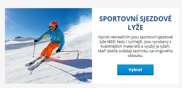 SPORTOVNÍ SJEZDOVÉ LYŽE