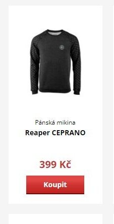 Pánská mikina Reaper CEPRANO