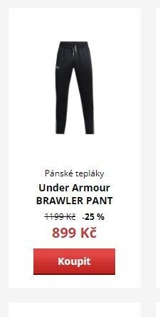 Pánské tepláky Under Armour BRAWLER PANT