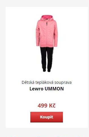 Dětská tepláková souprava Lewro UMMON