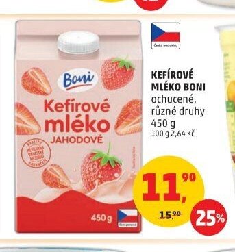 KEFÍROVÉ MLÉKO BONI