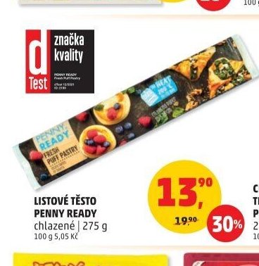 LISTOVÉ TĚSTO PENNY READY