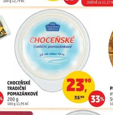CHOCEŇSKÉ TRADIČNÍ POMAZÁNKOVÉ